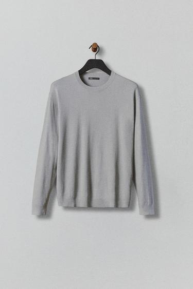 JERSEY ESTRUCTURA SOFT - Gris claro de Zara