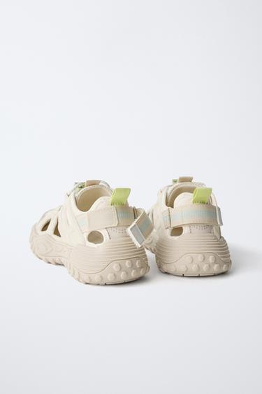 OPEN TRAINERS - Ecru White by Zara - Image 5