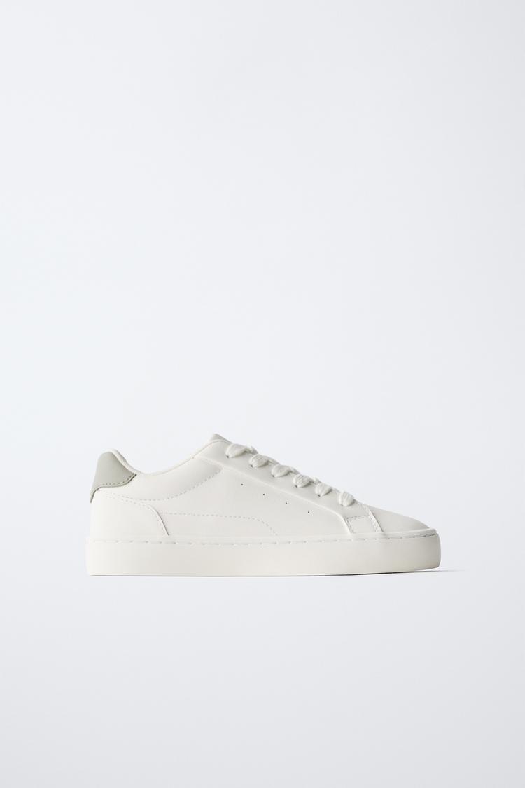 Chunky Sole Chunky Sneakers Scarpe Zara Uomo 2022 BASIC SNEAKERS