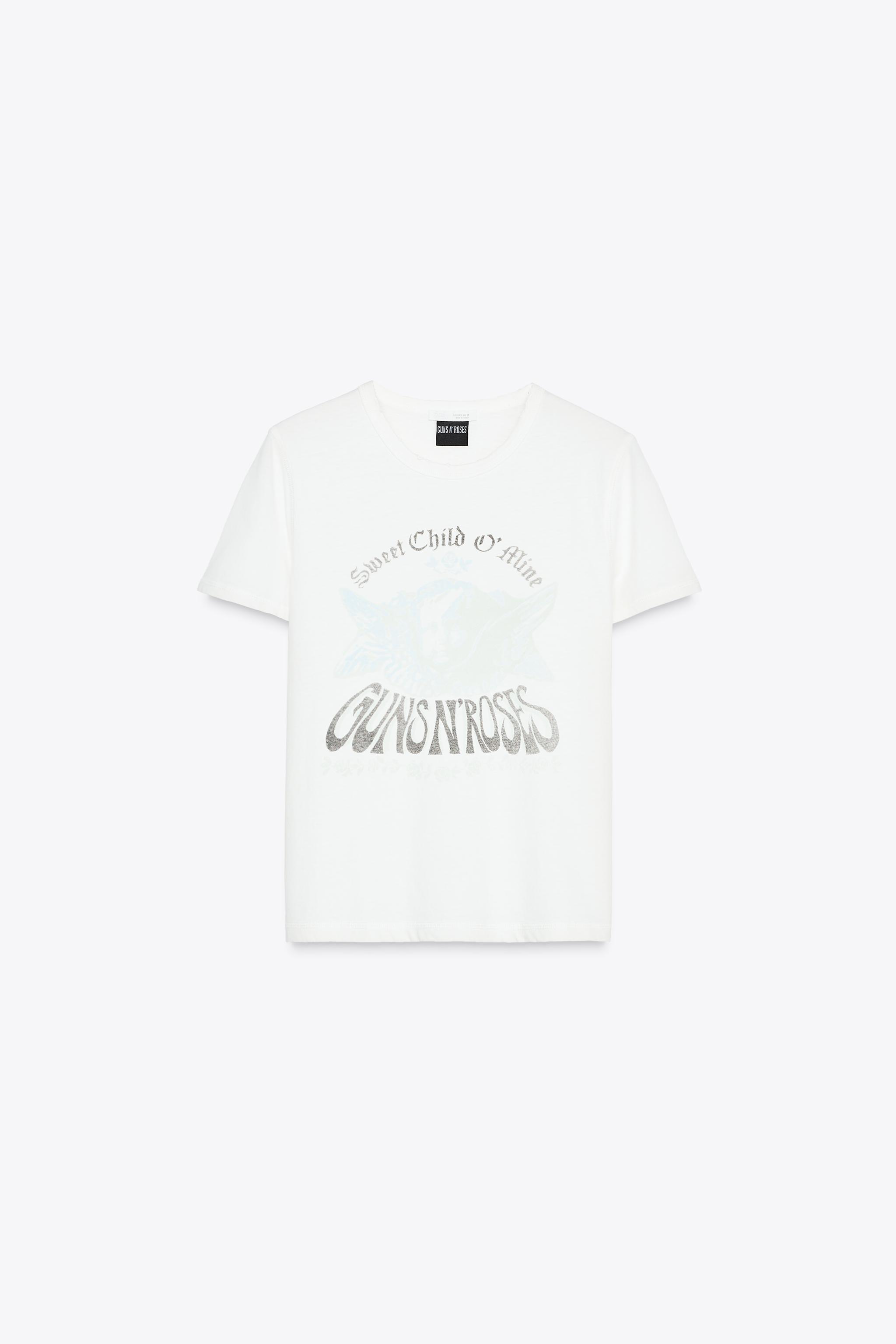GUNS N' ROSES® T-SHIRT - White | ZARA United States
