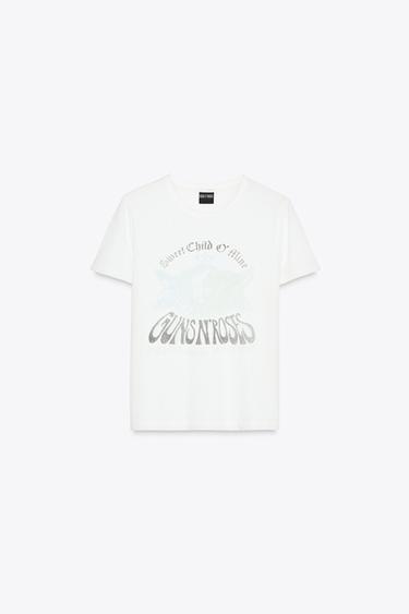 GUNS N' ROSES® T-SHIRT - White by Zara