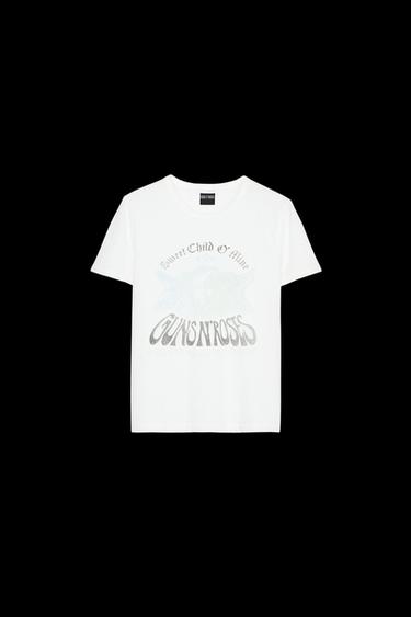 GUNS N'ROSES® T-SHIRT - White by Zara - Image 0