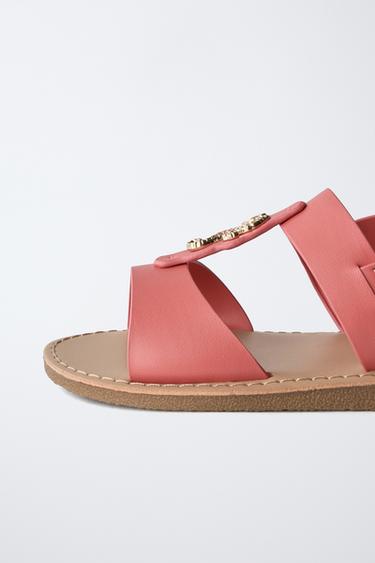 DETAILED SANDALS - Fuchsia by Zara - Image 5