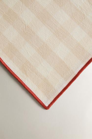 NAPPE CARREAUX ET SURPIQÛRES - Beige de Zara - Image 2