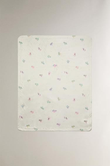 Zara ©2026 HASBRO. MY LITTLE PONY PRINT FLEECE BABY BLANKET - 裸色 - 圖片 0