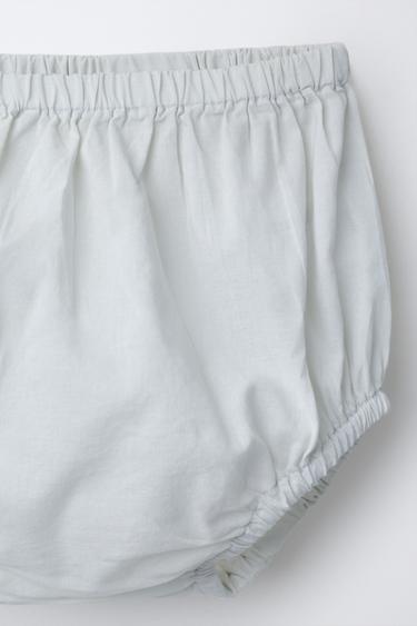 ROBE ET CULOTTE BRODERIE SUISSE - Bleu pastel de Zara - Image 3