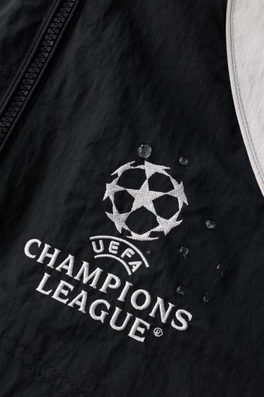 UEFA CHAMPIONS LEAGUE ® WATER-REPELLENT HOODED JACKET - Black by Zara - Image 9