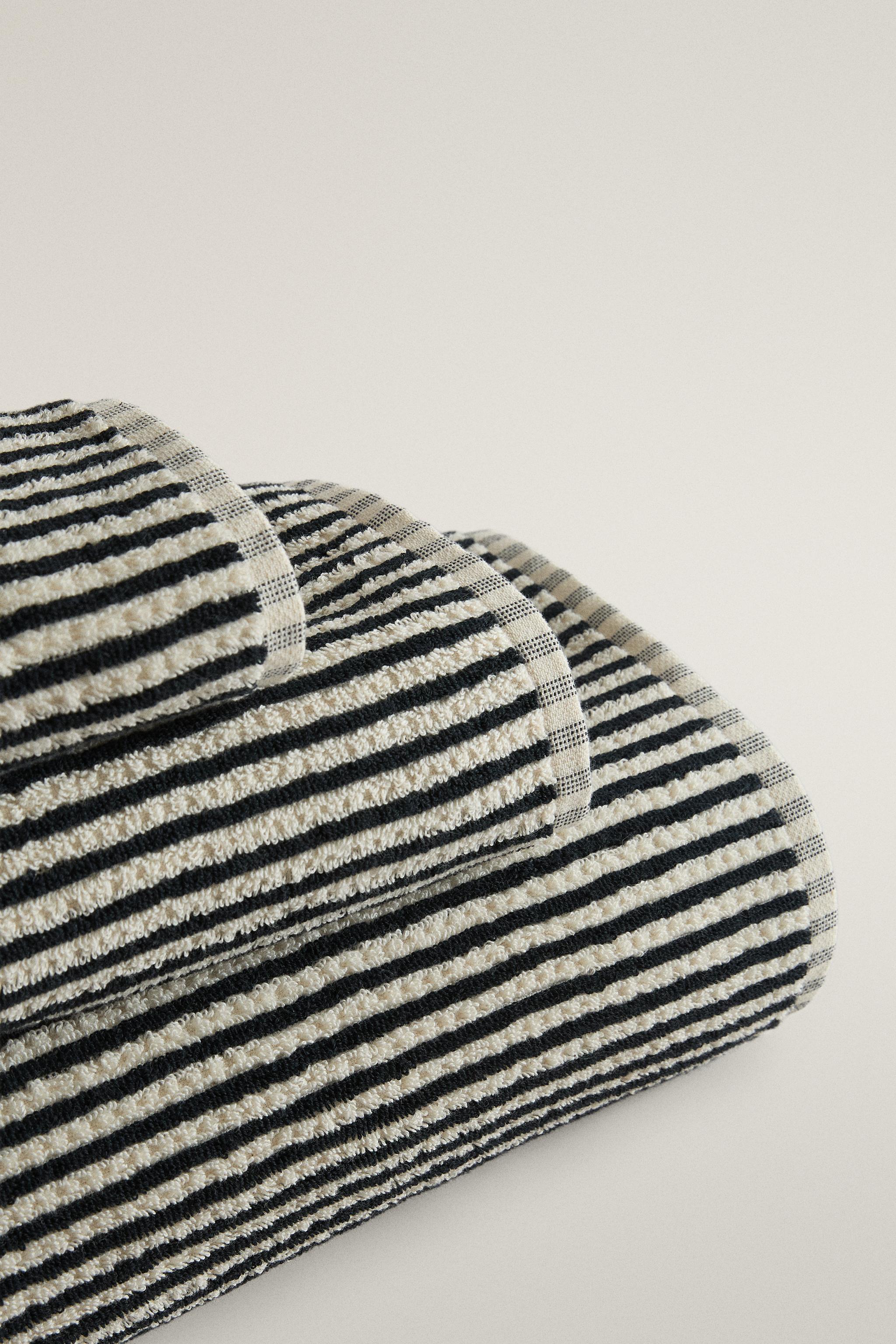 DYED THREAD COTTON BATH TOWEL