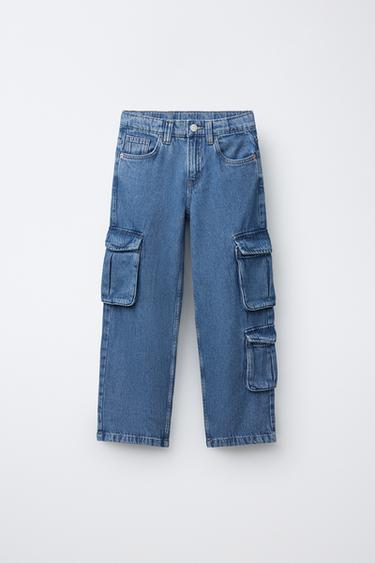 JEANS MULTICARGO - Azul da Zara