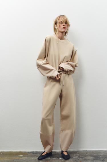 SWEAT BIMATIÈRE - Sable de Zara