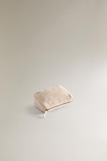 TROUSSE DE TOILETTE POINT DE RIZ MOYENNE - Blanc écru de Zara - Image 3