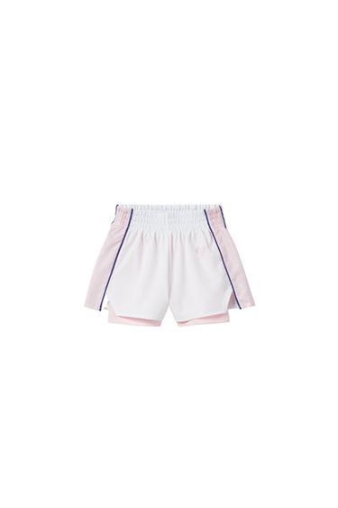 SPORTY BERMUDA SHORTS WITH CONTRAST PIPING