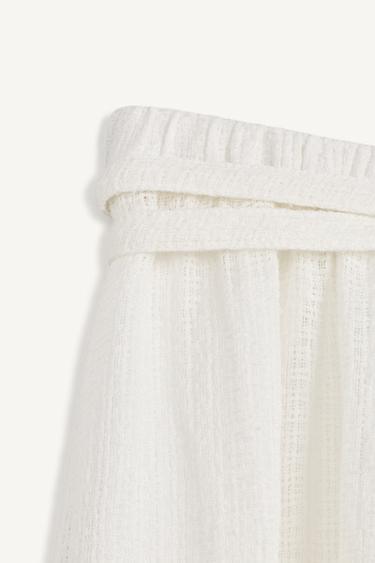 PLTD BLT SKRT - Blanc cassé de Zara - Image 6