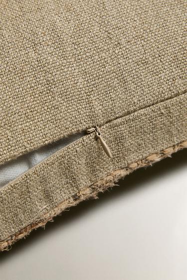 HOUSSE DE COUSSIN LIN - Beige clair de Zara - Image 3