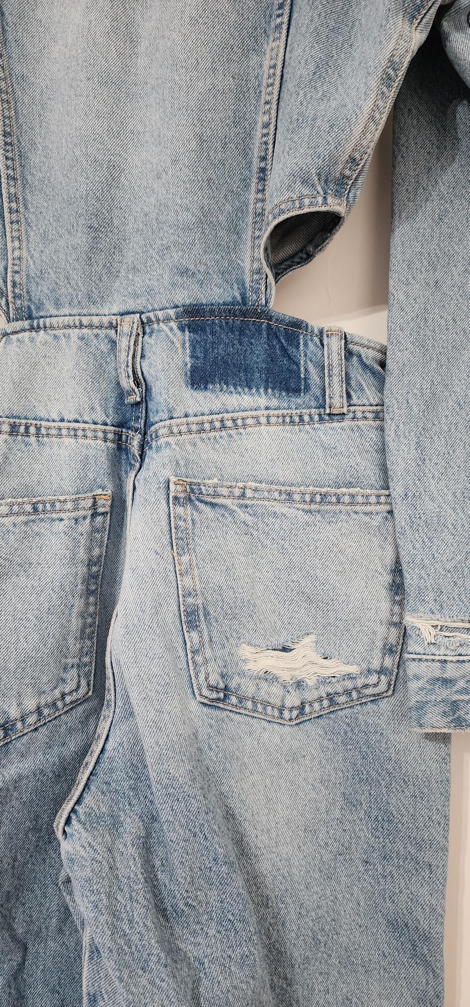 FULL LENGTH DENIM JUMPSUIT - Image 3