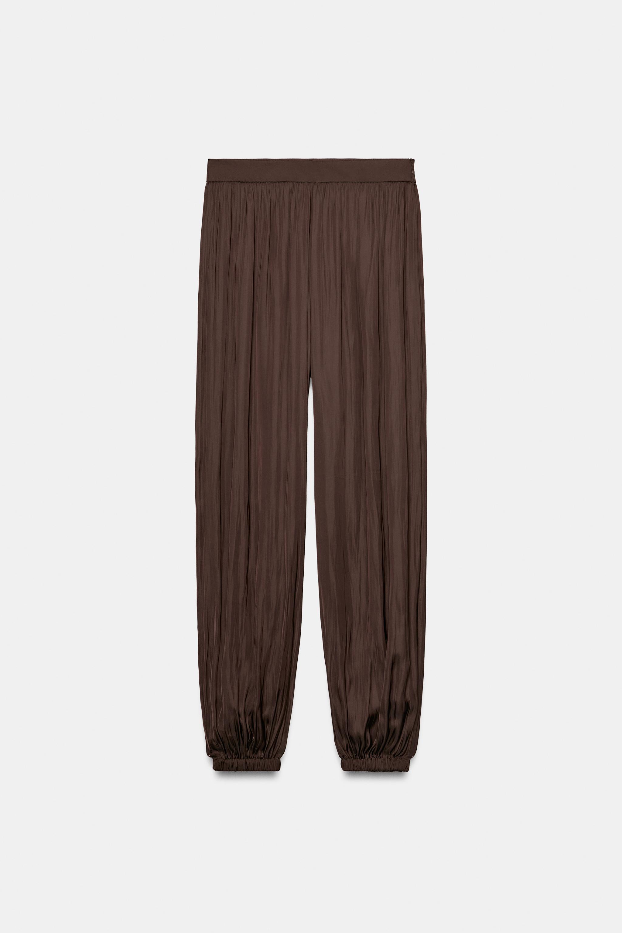 SATIN EFFECT BALLOON PANTS