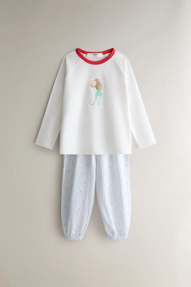 KIDS' LITTLE MOUSE PYJAMAS - Cream by Zara - Image 0