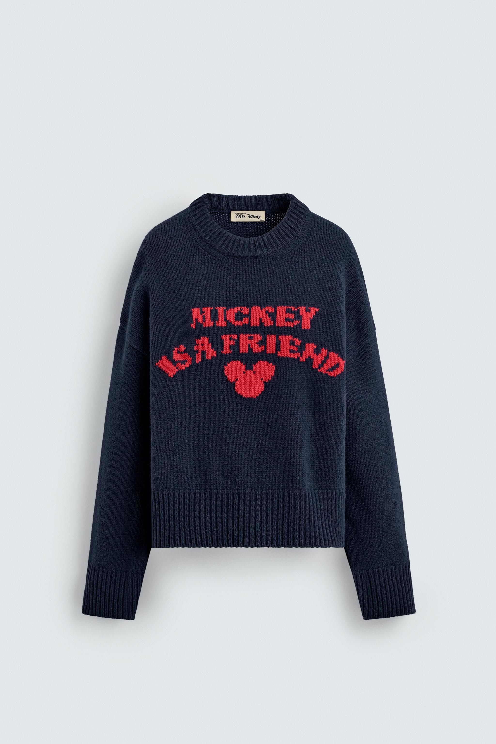 JERSEY TEXTO SILUETA MICKEY HARRY LAMBERT FOR ZARA X DISNEY