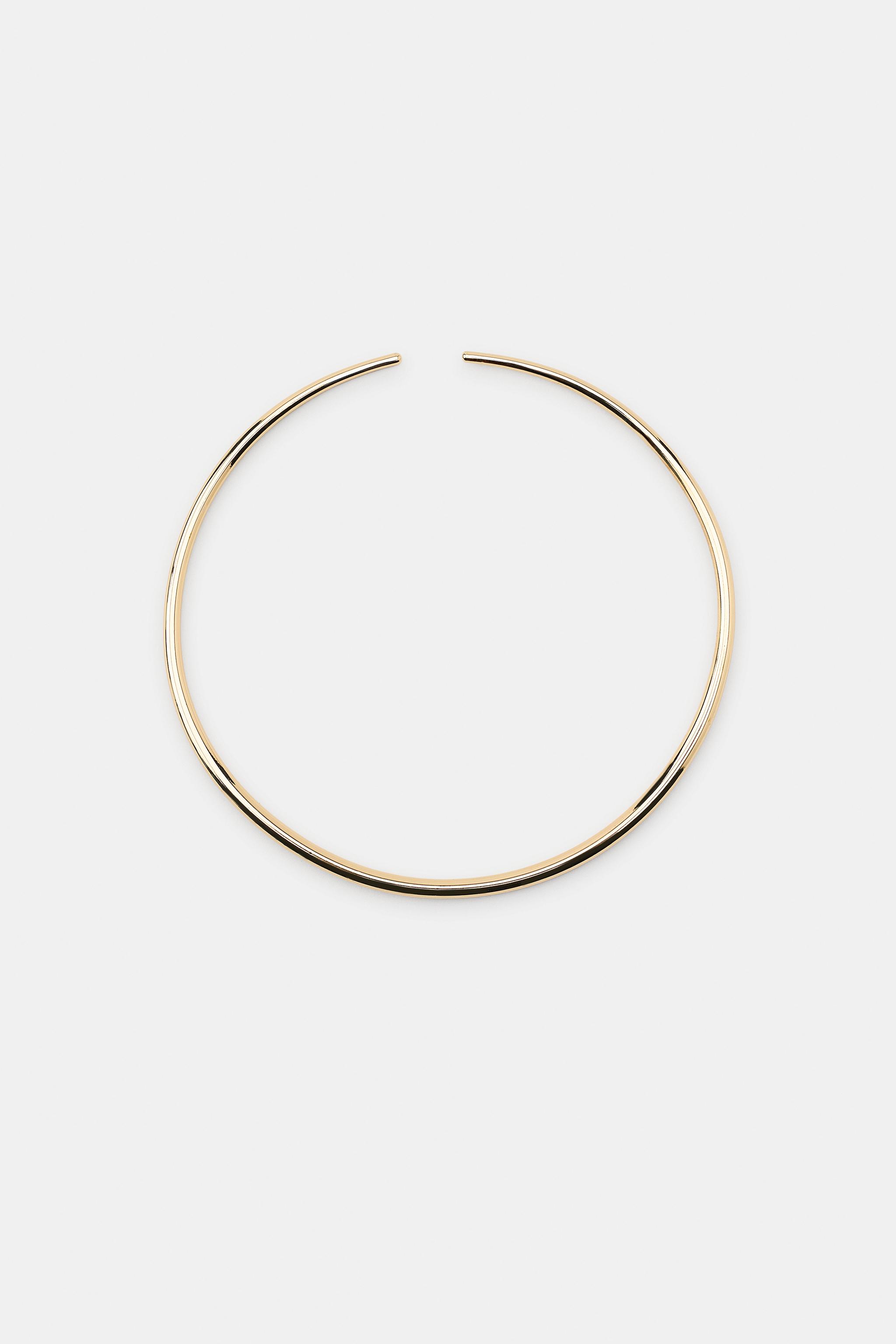 Женские аксессуары Zara METAL CHOKER NECKLACE — фото 3