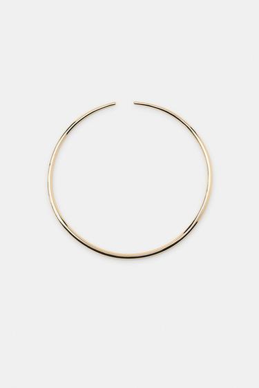 METAL CHOKER NECKLACE - Golden by Zara