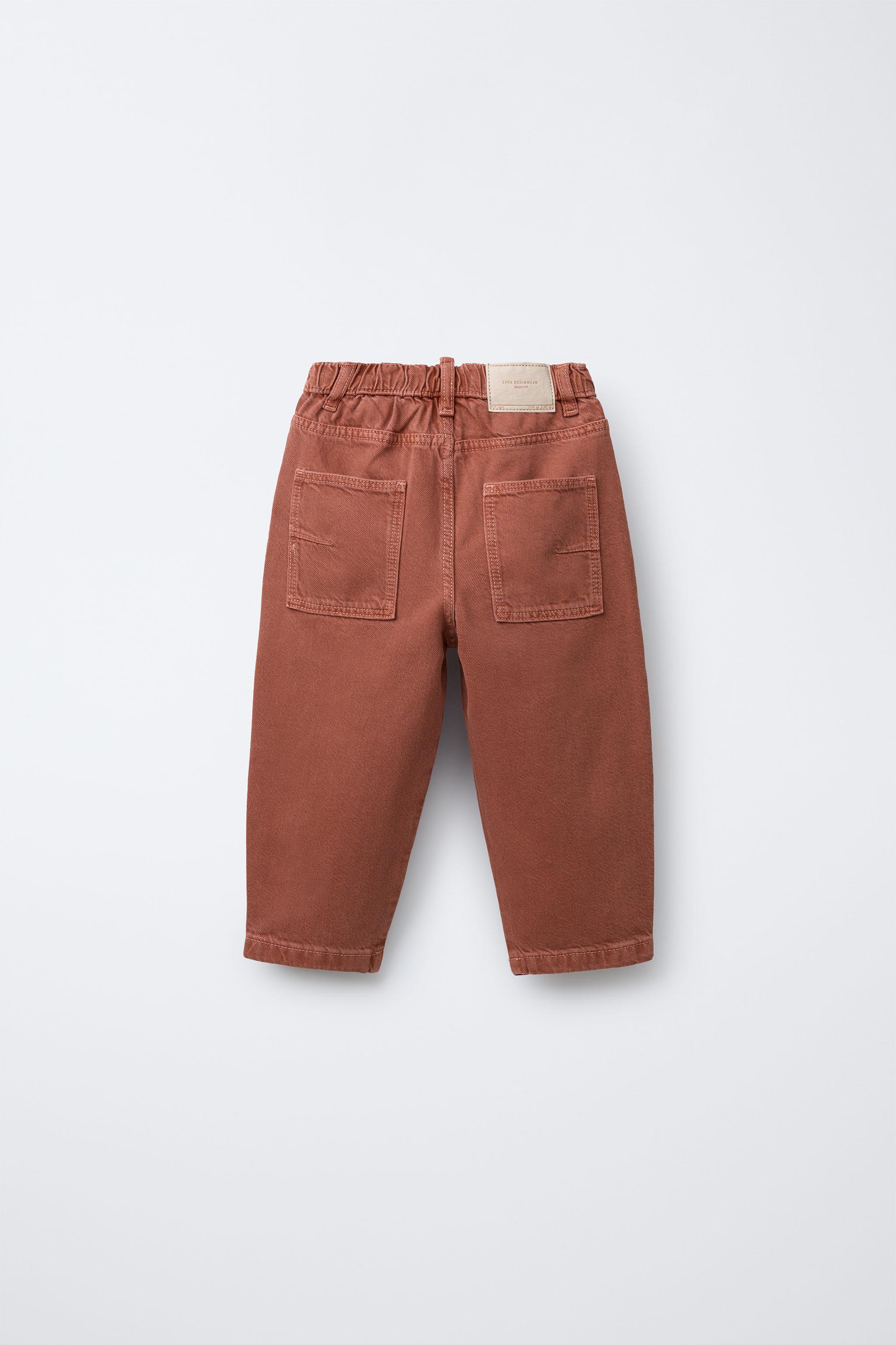 PANTALON BAGGY EN SERGÉ