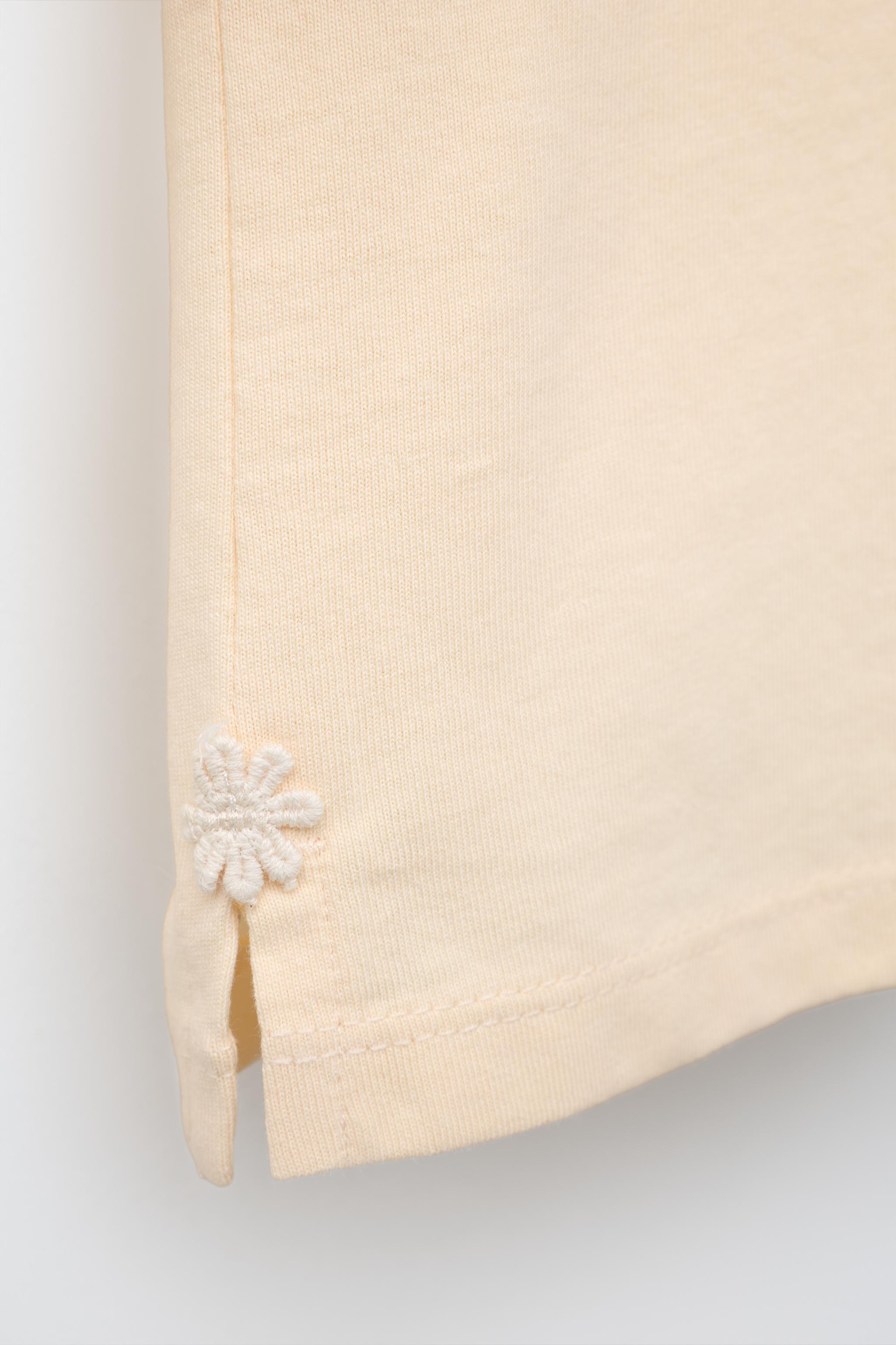 Детские футболки Zara DAISY LACE T-SHIRT — фото 4