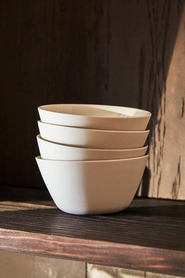 SET OF 2 - BOWL M - ecru-white by Zara - Image 5