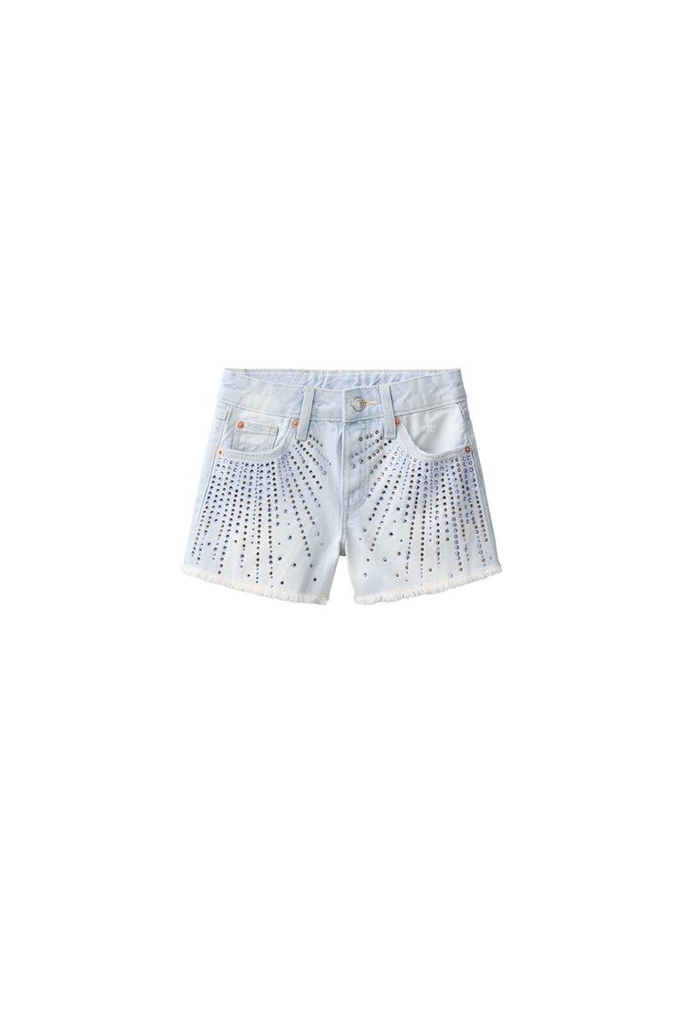 BERMUDA DENIM STRASS