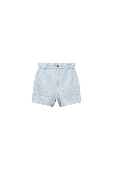 STRIPED PAPERBAG SHORTS