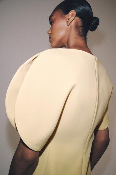 ZW COLLECTION PUFF SLEEVE TOP - Yellow by Zara - Image 2