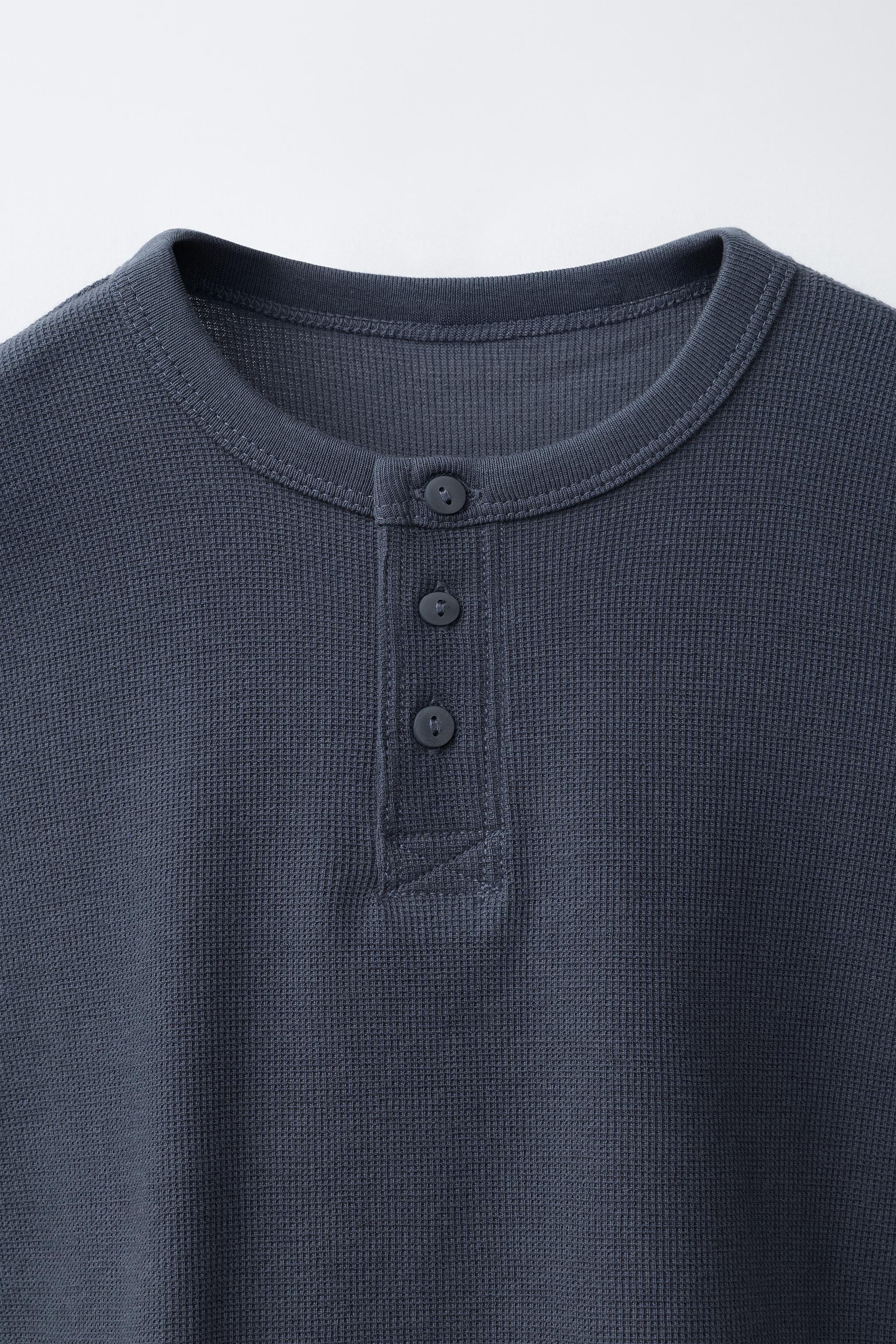 PLAIN WAFFLE T-SHIRT