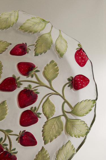 SOUS-ASSIETTE FRAISES - Rouge de Zara - Image 2