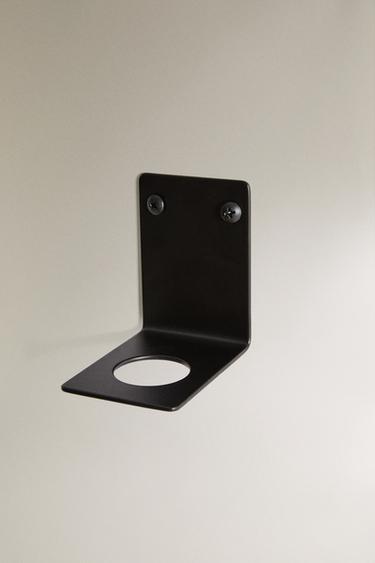 Zara BLACK SOAP DISPENSER WALL STAND - Black