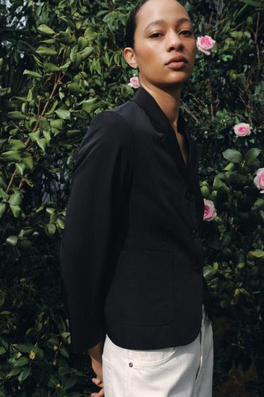 ZW COLLECTION POCKET BLAZER - Black by Zara