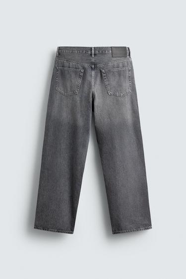 STRAIGHT-LEG JEANS - Grey by Zara - Image 8