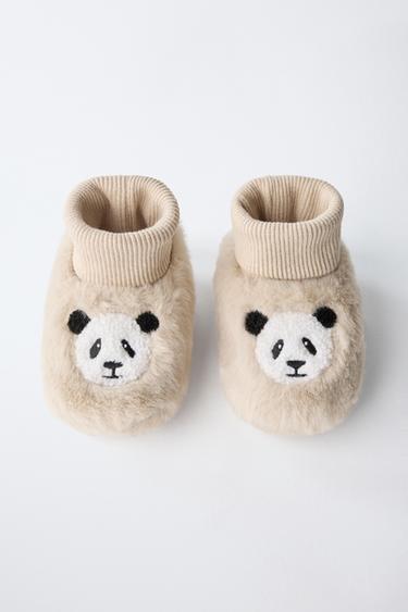 CHAUSSONS PANDA - Blanc écru de Zara - Image 3