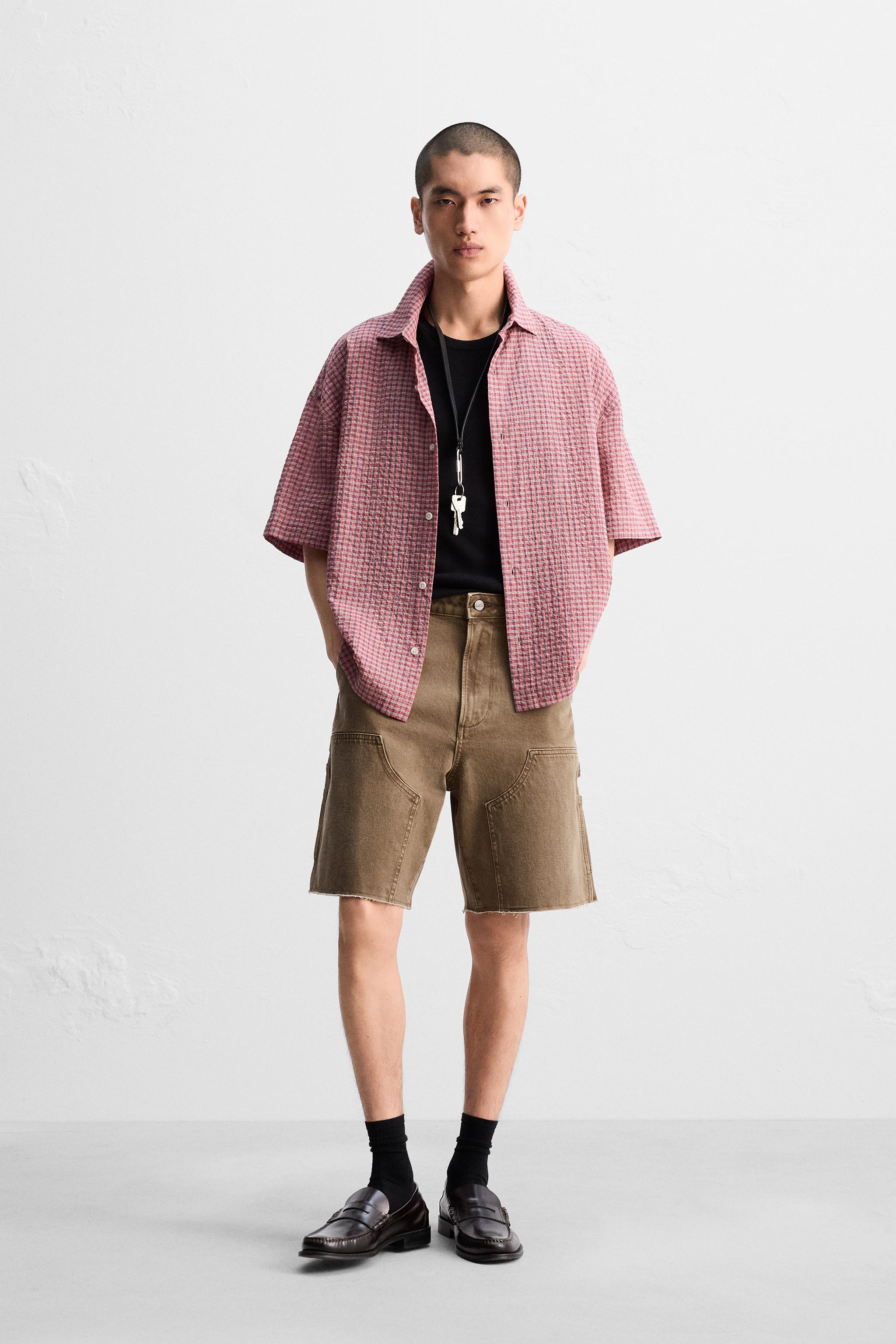 ベージュショートパンツ – メンズ | 最新コレクション | ZARA 日本