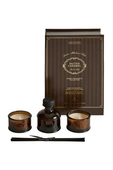 SALTED CARAMEL GIFT CHEST SET (SET OF 3) - Cream by Zara