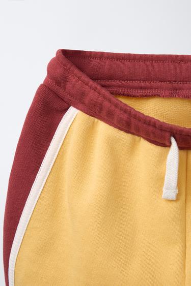 EMBROIDERED PLUSH BERMUDA SHORTS - Yellow by Zara - Image 2