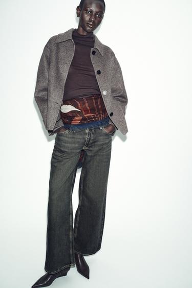 KURZER WOLLMANTEL - Hellbraun von Zara - Bild 0