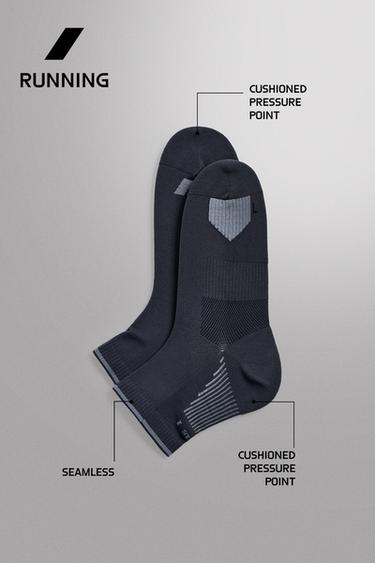 2-PACK OF TECHNICAL TRAINING SOCKS - Ink blue by Zara - Image 1