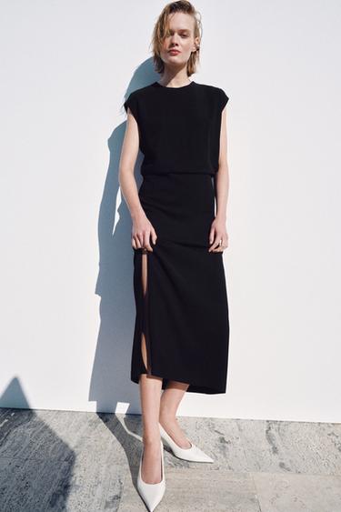 ZW COLLECTION SLEEVELESS DRESS - Black by Zara - Image 5