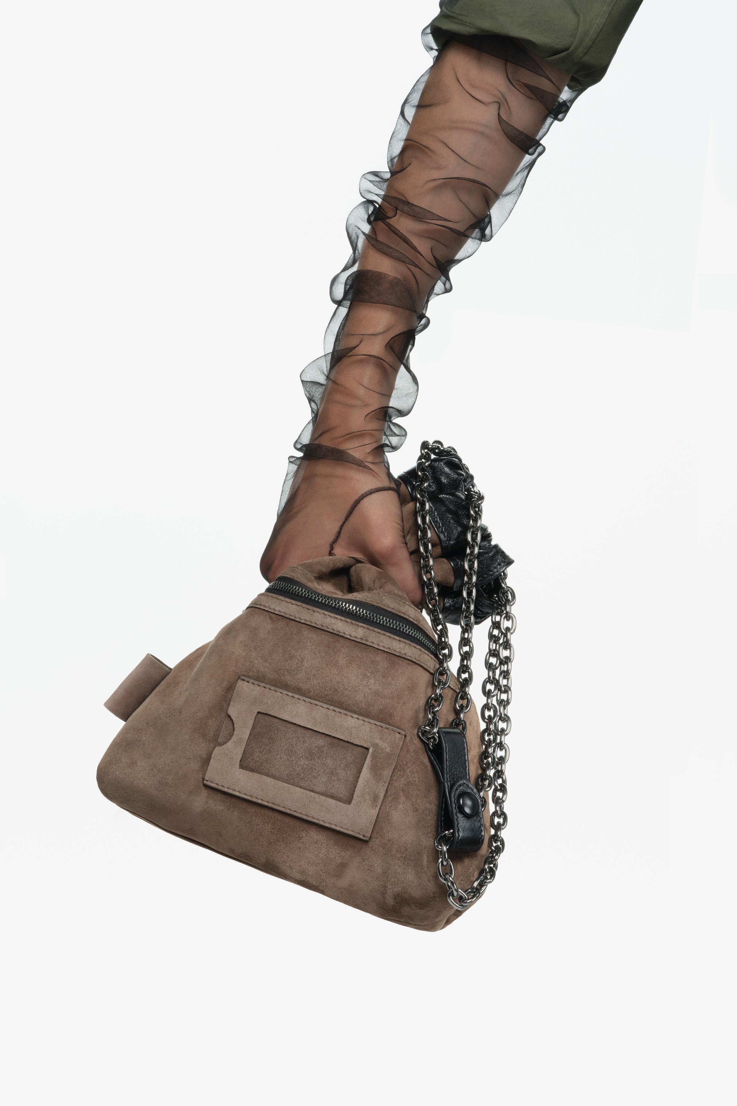 LIMITED EDITION TRI-CHIC SMALL LEATHER BAG