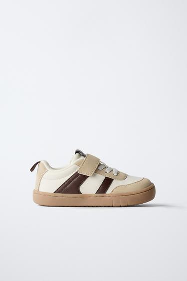 Zara RETRO BAREFOOT SNEAKERS - White