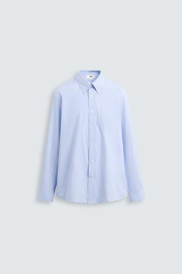 COTTON - SILK SHIRT - striped by Zara