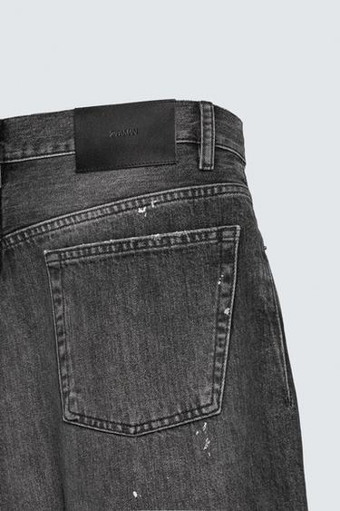 BARREL FIT JEANS WITH TWISTED SEAMS - Charcoal by Zara - Image 11