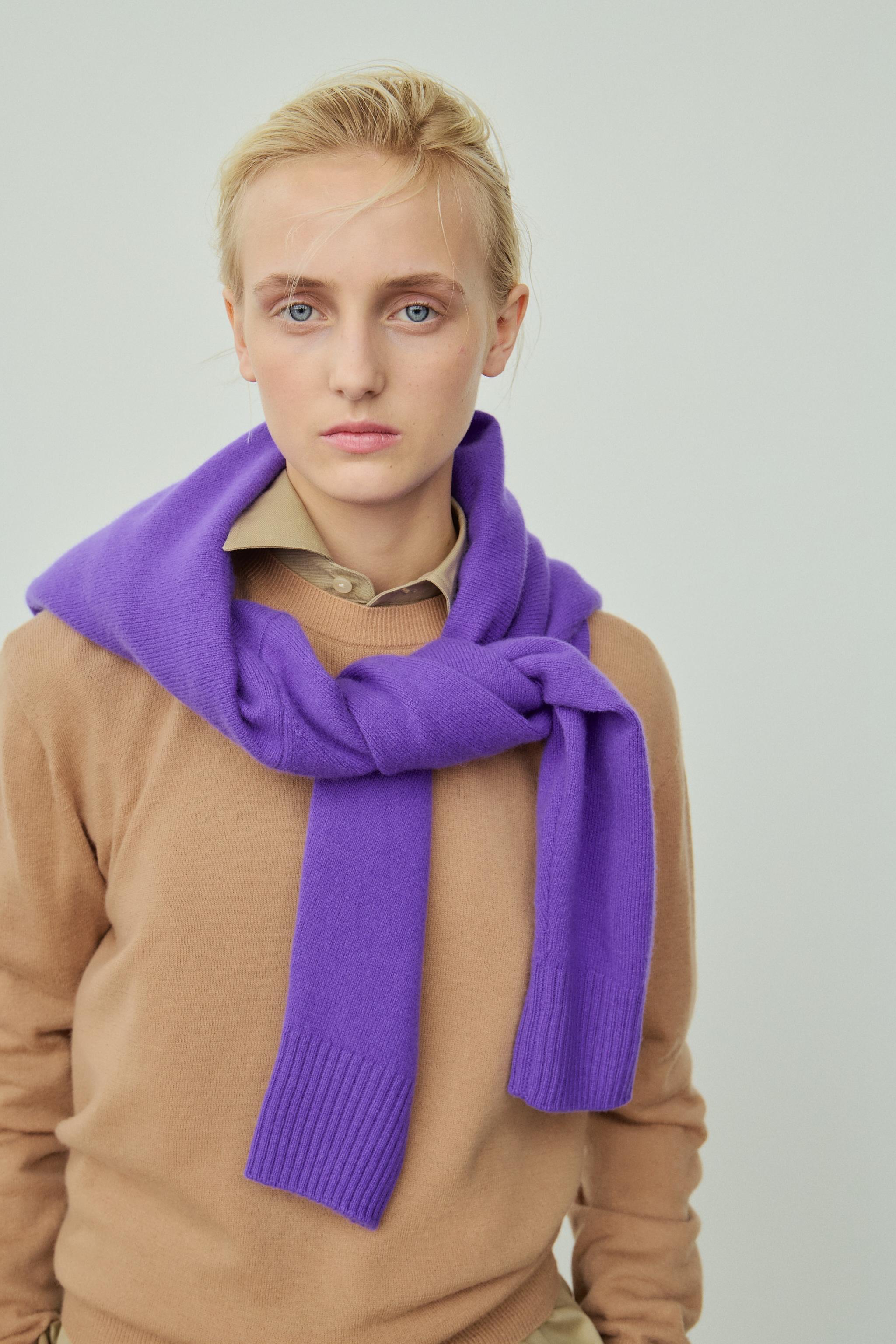 100% EXTRA-SOFT WOOL JUMPER — taupe brown