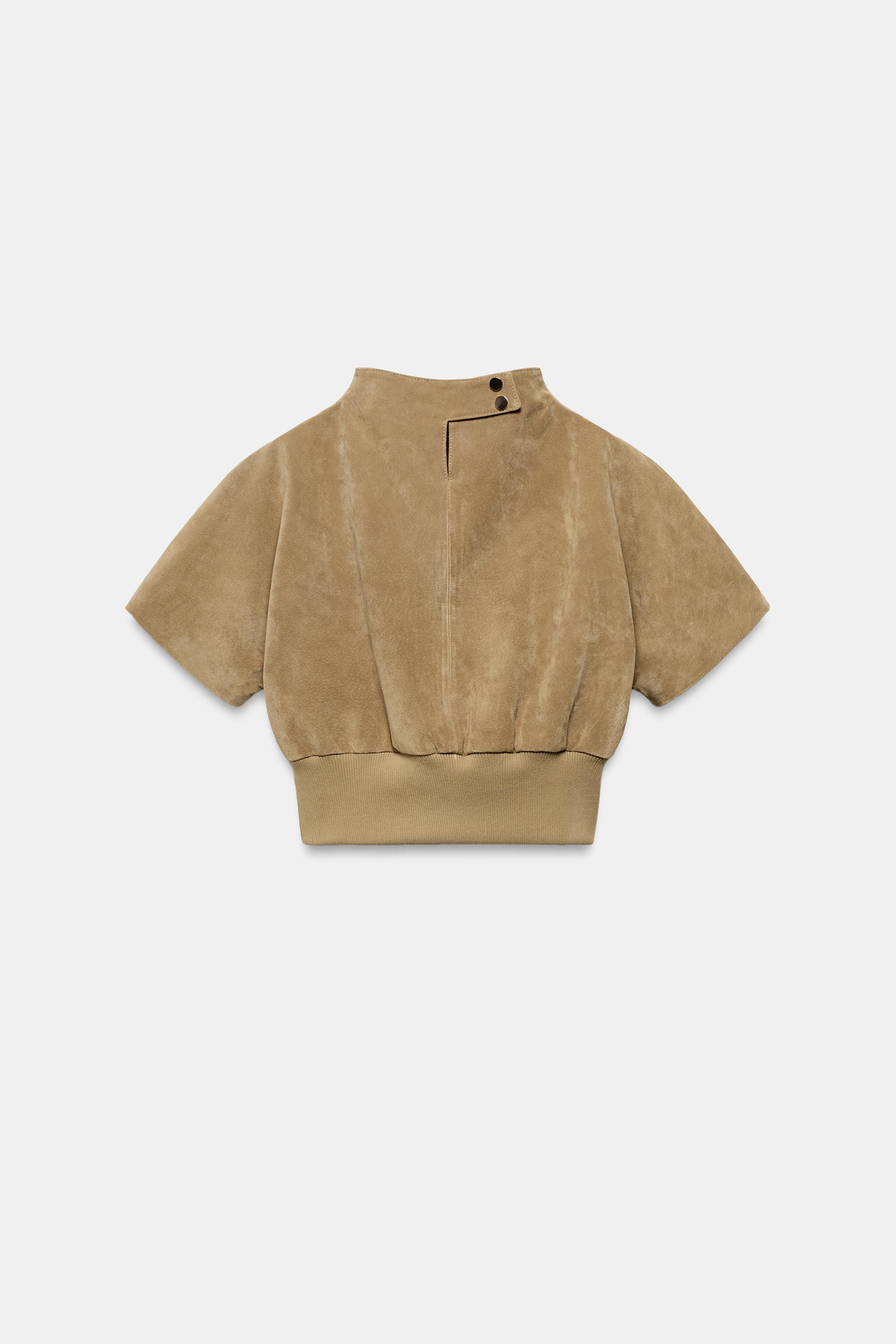 100% SUEDE LEATHER TOP