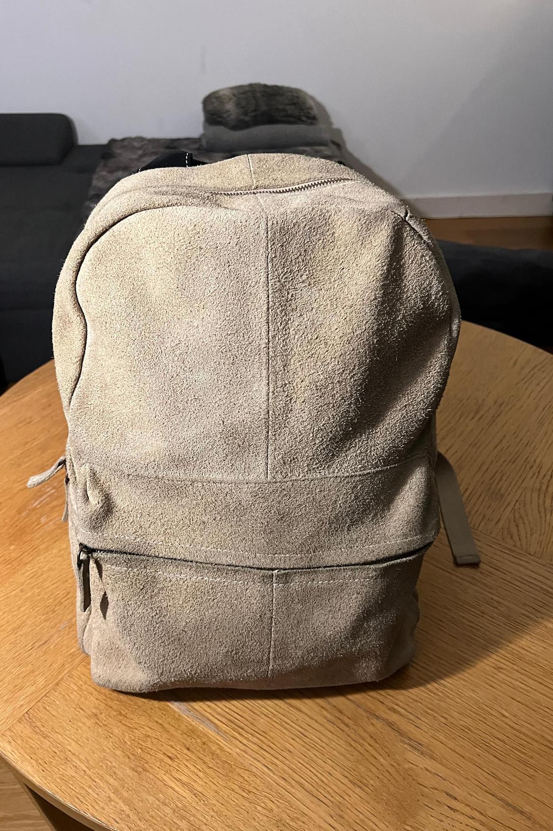 BEIGE SUEDE BAG. PURCHASED FOR 150 - Image 2
