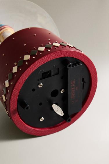 EMBELLISHED CHRISTMAS SNOW GLOBE - Red by Zara - Image 4